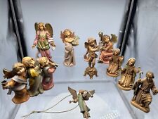 Vtg Fontanini Depose Lot of  #9 Figures Nativity and Angels- from -3