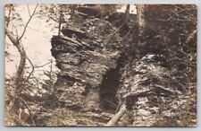 RPPC Scene Around Leatherstocking Trail Cave 1911 Cooperstown NY Postcard D22 picture
