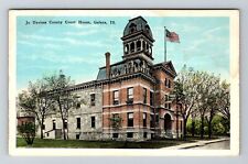Galena IL-Illinois, Jo Daviess County Court House, Antique Vintage Postcard picture