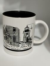 Vintage Nantucket Island Coffee Mug Cup Old Mill Brant Point Lighthouse Hart picture
