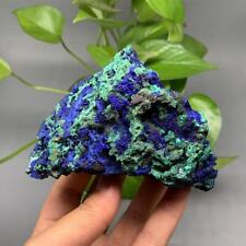 Natural Azurite Malachite Geode Crystal Mineral Specimen a New Stone V0A8 picture