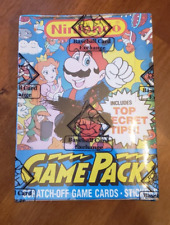 1989 Topps Nintendo Game Packs Unopened Wax Box BBCE Sealed Mario Full box IN011 picture