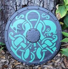 Medieval Knight Replica Antique Handmade Viking Shield Halloween Best Gift Item picture
