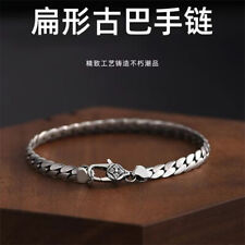 Men's Fashion Jewelry Silver Riding crop chain Fashion Light luxury Bracelet picture