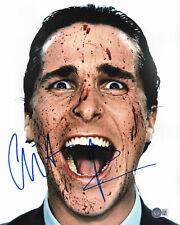 CHRISTIAN BALE SIGNED AUTOGRAPH 11X14 AMERICAN PSYCHO PHOTO BAS BECKETT picture