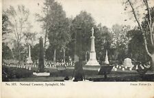 National Cemetery, Springfield, Missouri MO - c1910 Vintage Postcard picture