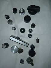 Lot of 19 knobs for radios, home electronics, etc. picture