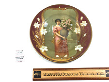 Vintage Antique Vienna Art plate tin 10