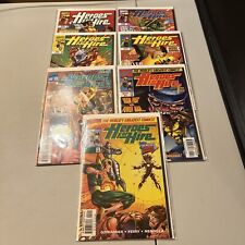 Marvel Lot of 7 1st Series 1997 Heroes for Hire VF+ picture