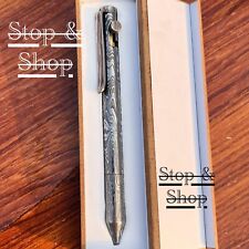 Handmade Damascus Steel Ballpoint Pen with Box Unique Luxury Writing Instrument picture