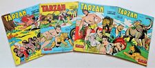 Vintage Rare Tarzan Tout En Couleurs Comic Old French Magazines Lot 4 Adventure picture