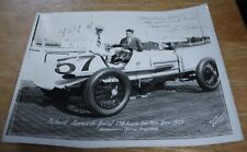 Original 1926 Tom Pickard Autographed Indianapolis 500 B&W Photo picture