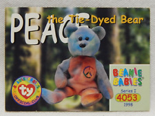 PEACE BEANIE BABIES TRADING CARD #100 picture