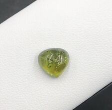 3.50 Crt / Beautiful Greeni Faceted Tourmaline Cabochon Ready For Jewellery Ring picture