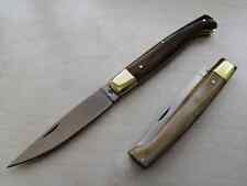 Coltello Tradizional Pattada horn and brass Sardinia knife 21 cm made in italy picture