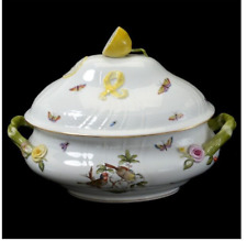 Herend Rothschild Bird Pattern Covered Tureen. Marks on bottom 6017/RO Herend ma picture