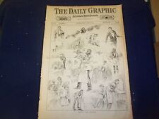 1887 OCTOBER 17 THE DAILY GRAPHIC NEWSPAPER - WAITING AND WAITERS - NT 7676 picture