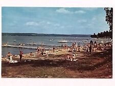 Miller Bell Tower Beach Chautauqua New York Posted 1964 Postcard picture