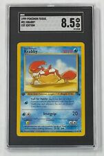 Krabby Pokemon 1999 SGC 8.5 Fossil 1st Edition 51/62 Single Card picture