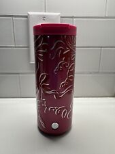 Starbucks Holiday 2023 Pink, Red & Silver Ribbon Vacuum Insulated Tumbler, 12oz picture
