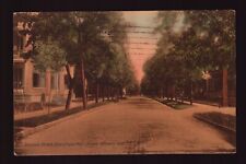 POSTCARD : INDIANA - ELKHART IN - DIVISION STREET EAST FROM MAIN 1911 VIEW picture