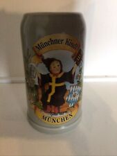Vintage German Litre Stein Munchner Kindl Collectable Preowned  picture