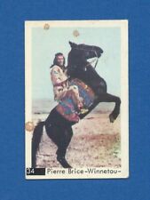 1967 Dutch Gum Card Black Square #34 Pierre Brice as Winnetou picture