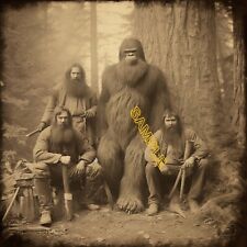 Bigfoot- Creepy Scary Old Photos Vintage Wall Art Photo Print No M44A8 picture