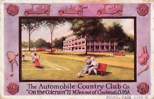 Postcard-OH Cincinnati Ohio-Automobile Country Club on Colerain-Antique 1922(D8) picture