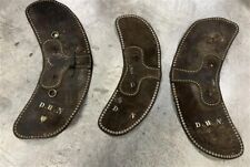 RARE ID'D CIVIL WAR OFFICER HORSE LEATHER SADDLE UNDERCARRIAGE picture