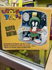 Vintage Marvin The Martian Clock Spaceship Space Jam Looney Tunes.  New. picture