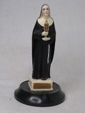 vintage ACCOUTREMENTS St. Clare Patron of Television plastic Nun figure picture