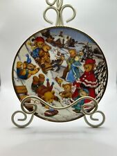 Franklin Mint A Teddy Bear Frolic Plate, Limited Edition By Carol Lawson 1991 picture
