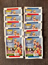 PANINI LOT 10 POUCHES PACKS FOOTBALL CHAMPIONSHIP DE FRANCE 2018/2019 SEALED RARE picture