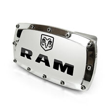 Dodge RAM Logo Engraved Chrome Look 3/8