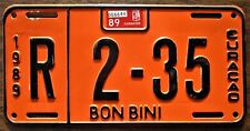 CURACAO License Plate 1989 - Colorful #2-35 picture