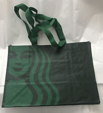 New Starbucks Asia Green Large Reusable Shopping Tote Bag 16x12x7.5” US Seller picture