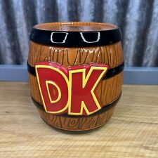 Nintendo Donkey Kong Barrel Cookie Jar DK Ceramic Collectible Retro Gamer Gift picture