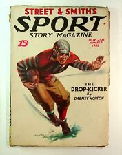 Sport Story Magazine Pulp Nov 1932 Vol. 37 #4 FN picture