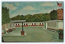 c1950's View Of Ranch House Lodge Salida Colorado CO Unposted Vintage Postcard picture