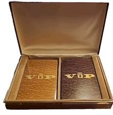 Vintage Playboy VIP Playing Cards 1978 with Case Anniversary Design 2 Decks picture