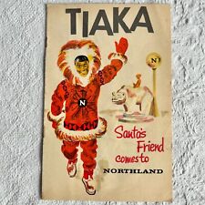 Vintage 1960s Tiaka Santa Northland Mall Detroit Coloring Book Xmas Eskimo picture