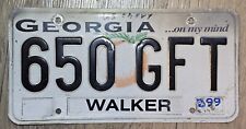 1999 Georgia License Plate - 