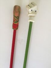 Vintage Carnival Cane Walking Sticks Fair Circus Souvenir - 2 picture