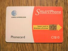 CAYMEN ISLANDS $10.00 CABLE & WIRELESS SMART PHONE CARD (28)  picture