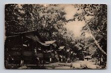 Postcard Cornwall CT Connecticut Camp Mohawk Quadrangle Cabins Campers picture