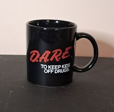 Vtg 1980s 90s DARE To Keep Kids Off Drugs Coffee Mug picture