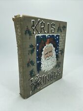 Santa book: KRISS KRINGLE McLoughlin Bros 1884 Hardcover picture