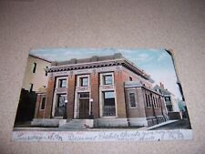 1910 SAVINGS BANK, WALTHAM MA. ANTIQUE POSTCARD picture