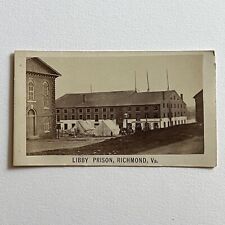 Antique CDV Photograph Historic Civil War Confederate Libby Prison Richmond VA picture